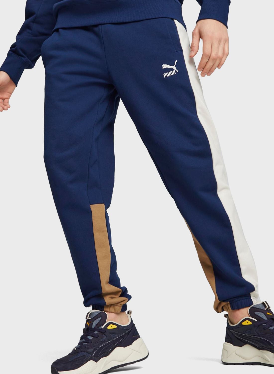 PUMA x1DER Design Core Pants Embroidered Men Blue Track Pants - Buy PUMA  x1DER Design Core Pants Embroidered Men Blue Track Pants Online at Best  Prices in India | Flipkart.com