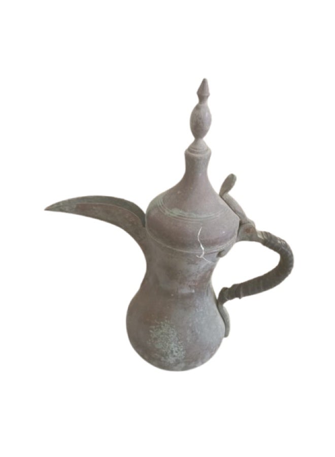 Antique Metal Dallah - Traditional Arabic Coffee Pot, 32cm