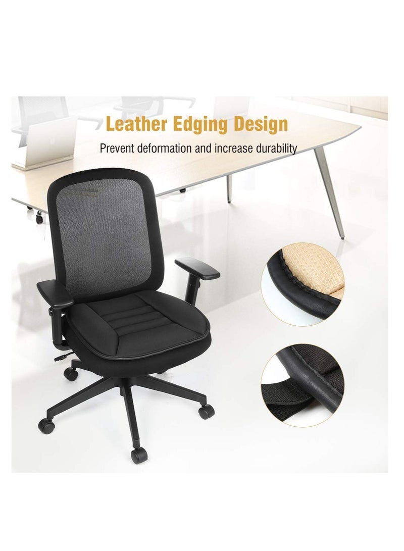 Excefore Premium Car Seat Cushion, Comfort Memory Foam Driver Seat Cushion, Lower Back Pain Relief, Suitable for Car Seat Driver, Office Chair (Black) - Image 4