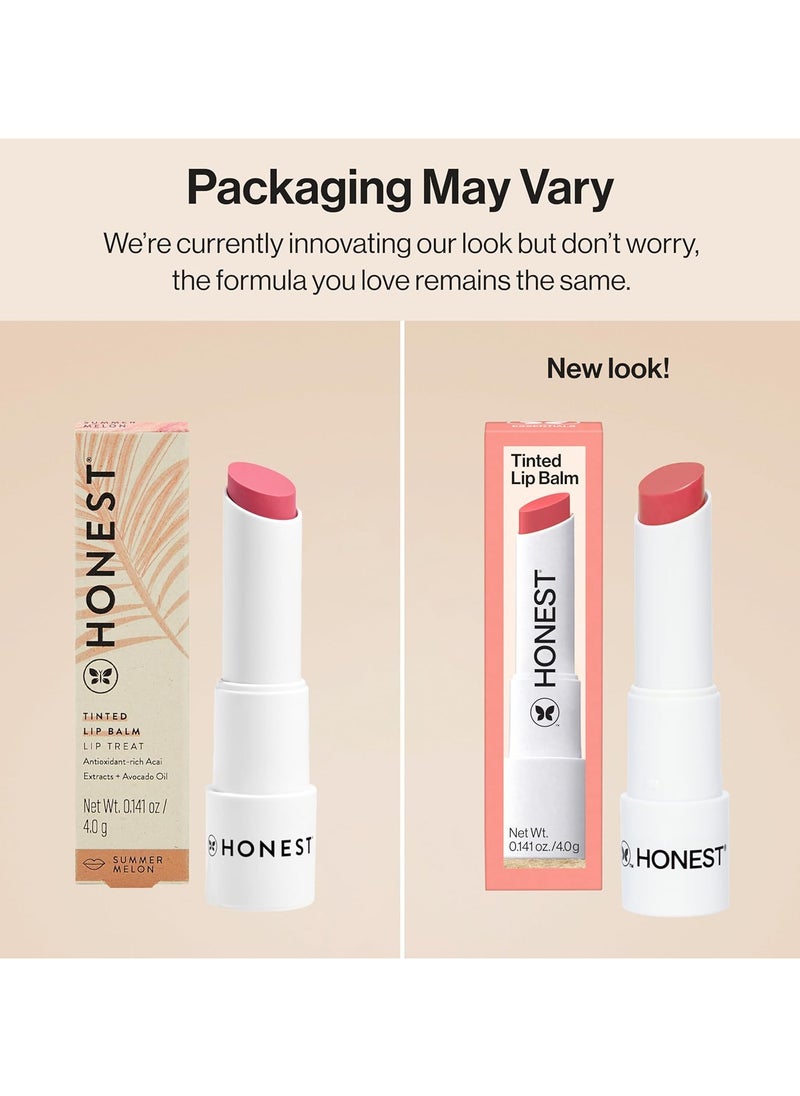 Honest Beauty - Honest beauty Tinted Lip Balm 4.0 g Summer Melon - Image 1