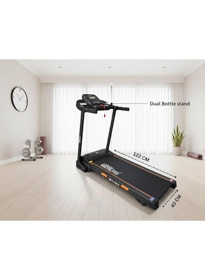 Marshal Fitness 3.0HP Motorized Walking Pad Treadmill | Foldable WalkingPad with Bluetooth, LCD Screen | Compact Home Fitness Treadmill for Walking & Jogging - Image 2
