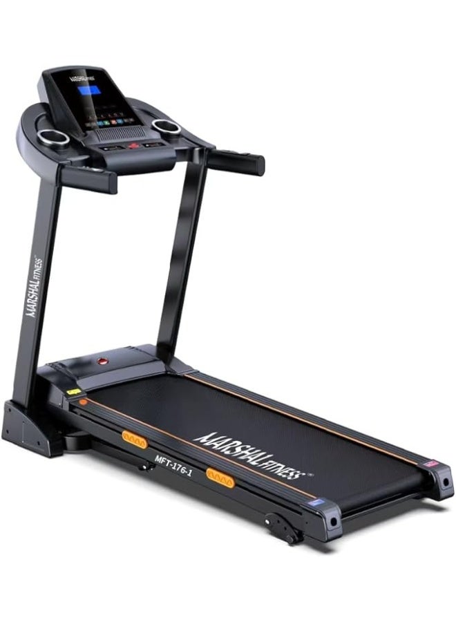 Marshal Fitness 3.0HP Motorized Walking Pad Treadmill | Foldable WalkingPad with Bluetooth, LCD Screen | Compact Home Fitness Treadmill for Walking & Jogging - Image 1