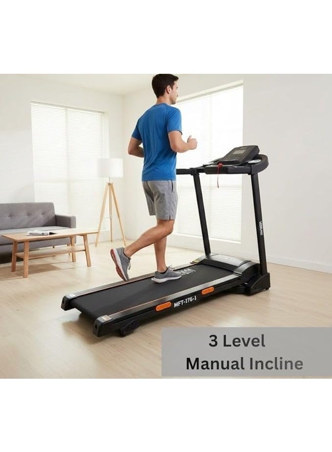 Marshal Fitness 3.0HP Motorized Walking Pad Treadmill | Foldable WalkingPad with Bluetooth, LCD Screen | Compact Home Fitness Treadmill for Walking & Jogging - Image 3