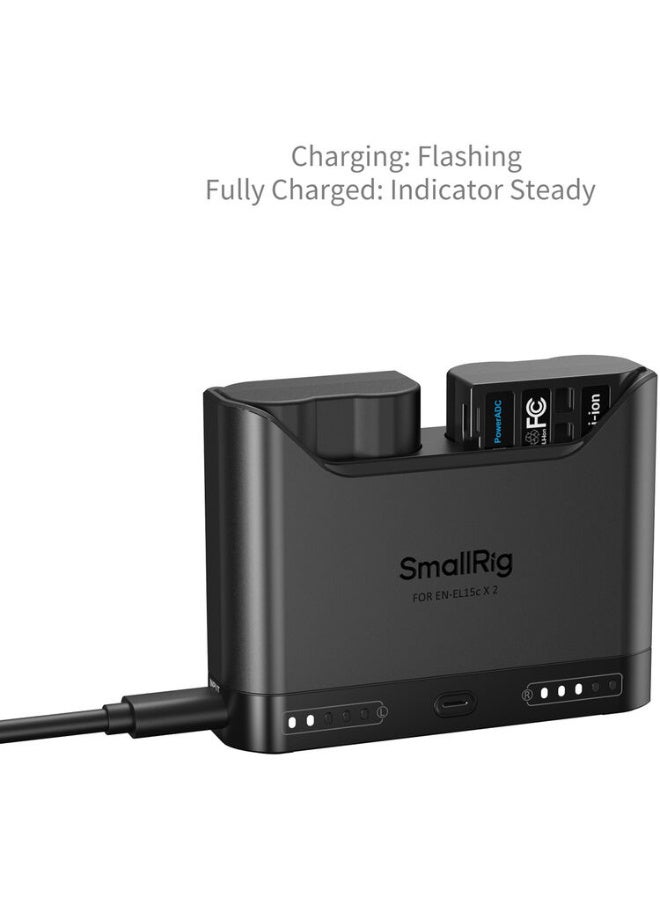 سمول ريج SmallRig (5486) EN-EL15C Camera Battery Charger Kit - Image 4