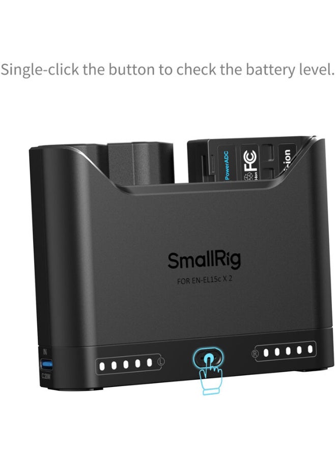 سمول ريج SmallRig (5486) EN-EL15C Camera Battery Charger Kit - Image 5