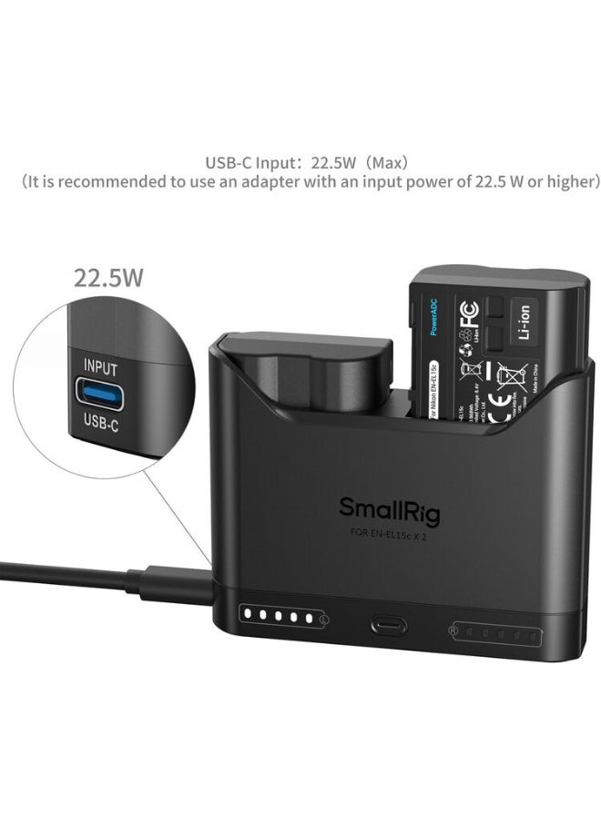 سمول ريج SmallRig (5486) EN-EL15C Camera Battery Charger Kit - Image 3