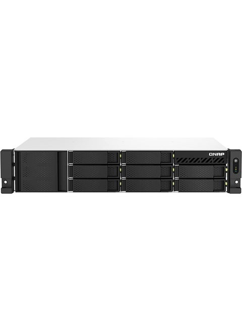 QNAP TS-873AeU-RP-4G-US 8 Bay High-Speed Short Depth Rackmount Rackmount Dual-2.5GbE NAS AMD Ryzen™ CPU, 4GB DDR4 Memory and 2.5GbE (2.5G/1G/100M) Network Connectivity (Diskless)