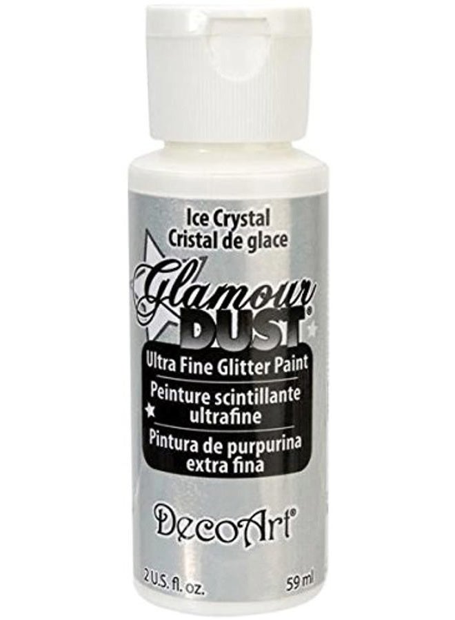 DecoArt طلاء جليتر كريستالي جليدي 2 أونصة من غلمر داست - Image 1