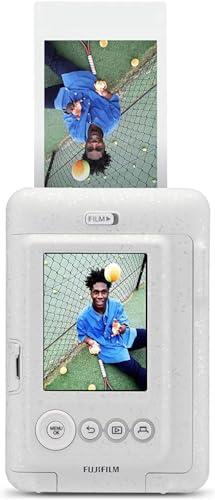 Instax Fujifilm Instax Mini Liplay Hybrid Instant Camera (Stone White) - Image 2