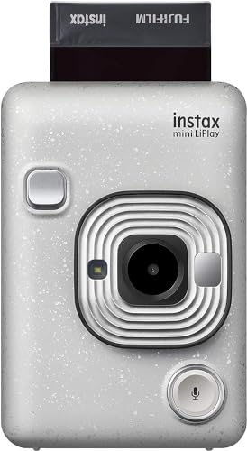 Instax Fujifilm Instax Mini Liplay Hybrid Instant Camera (Stone White) - Image 1