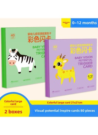Baby 6 Color Vision Tracking Toy Newborn Baby Early Education Cognitive Vision Stimulating Black And White Flash Card 0 To 3 Months 1 Year Old-Color:Smart Child Color Flash Card (2 Volumes/set) - pzsku/Z3BFD12A4964A2D6566ADZ/45/1745578267/7aeec8c6-189e-4b30-b042-35ac5cf6654a