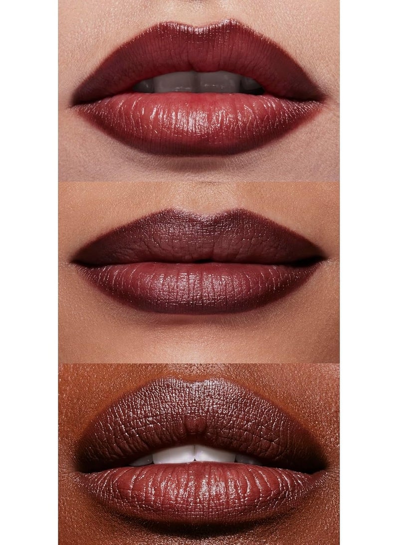 إلف قلم تحديد الشفاه كريم غلايد، تشكيل وتحديد الشفاه، قلم عالي الصبغة، لمسة نهائية شبه غير لامعة، نباتي وخالٍ من القسوة، كاكاو داكن - Image 2