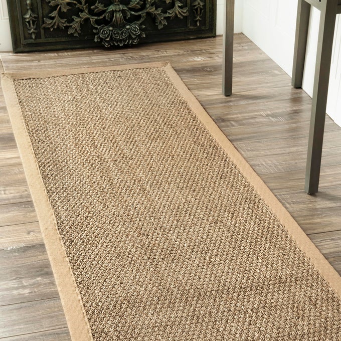 ELIJAH SEAGRASS NATURAL RUNNER RUG 2 6 X 10 BEIGE