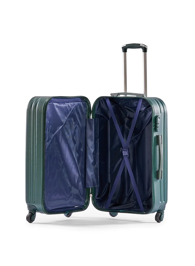 LIMRA Hardside 6 Piece Luggage Trolley Set D.Green
