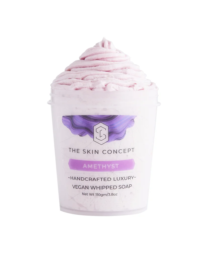 The Skin Concept 5 in 1 Whipped Soap Body Wash - Amethyst - Handmade, Vegan