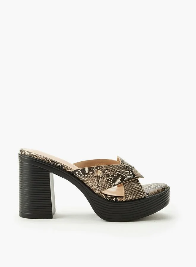 Surestep MULTICOLOUR Women Block Heel Sandals for Women | Best Price UAE