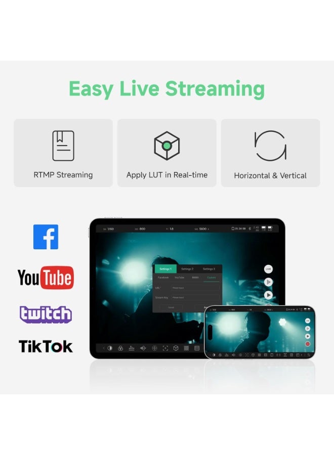 Accsoon Seemo Pro UIT02-S HDMI/SDI to iOS Video Capture Adapter – Live Streaming, Recording, and Professional Mobile Video Capture - Image 5