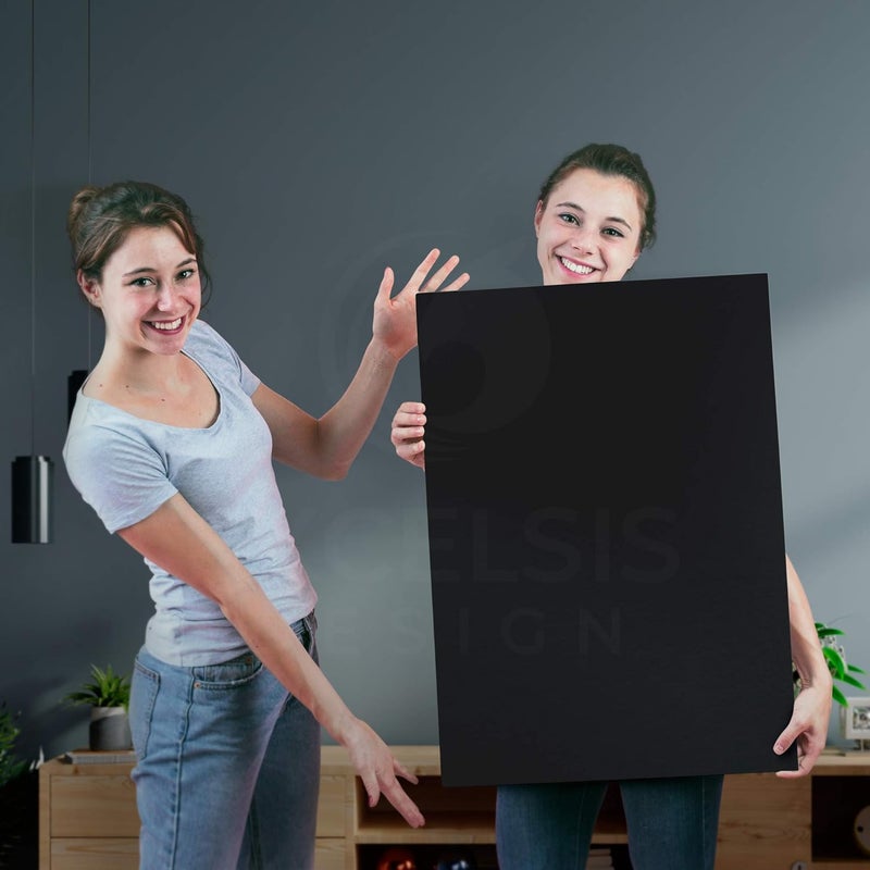 إكسلسيس ديزاين لوح رغوي أسود مقاس 18 × 24 – 15 لوح، بسمك 1/8 بوصة (3 مم) من ألواح قلب الرغوة للملصقات للفنون والحرف اليدوية ولوحات الرؤية والمشاريع المدرسية والعروض التقديمية واللافتات - Image 4