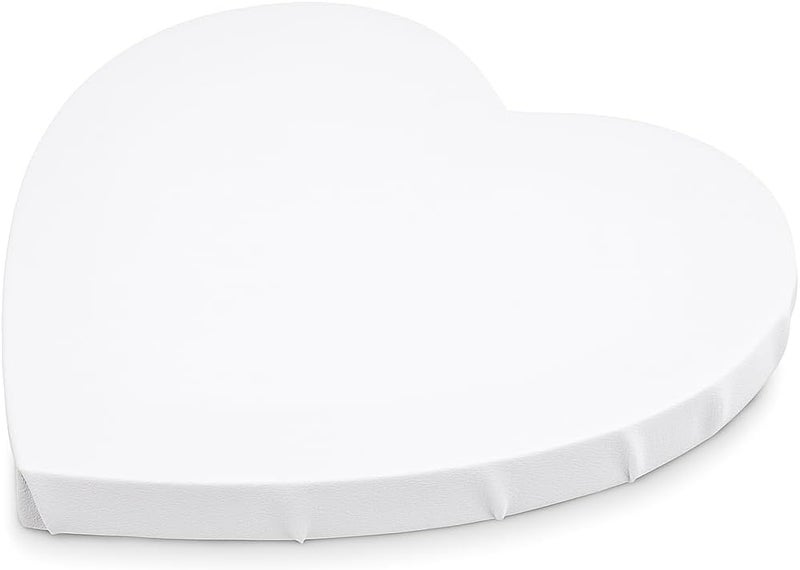 Fitto Canvas Heart Wall Art 20cm x 20cm, Romantic Home Decor, Heart Canvas Print, Wall Hanging Decoration - Image 2