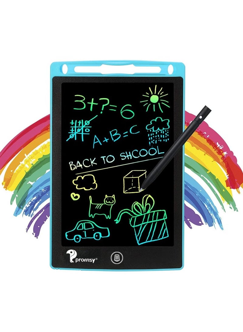 لوحة كتابة LCD مقاس 8.5 بوصة للأطفال - لوحة رسم وكتابة ملونة مع زر مسح، لوحة تعليمية خفيفة الوزن للتعلم والإبداع - Image 5