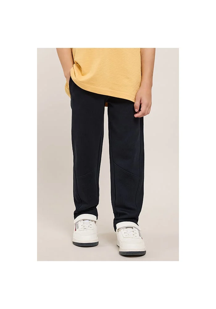 R&b Solid Knitted Pants with Drawstring Waist