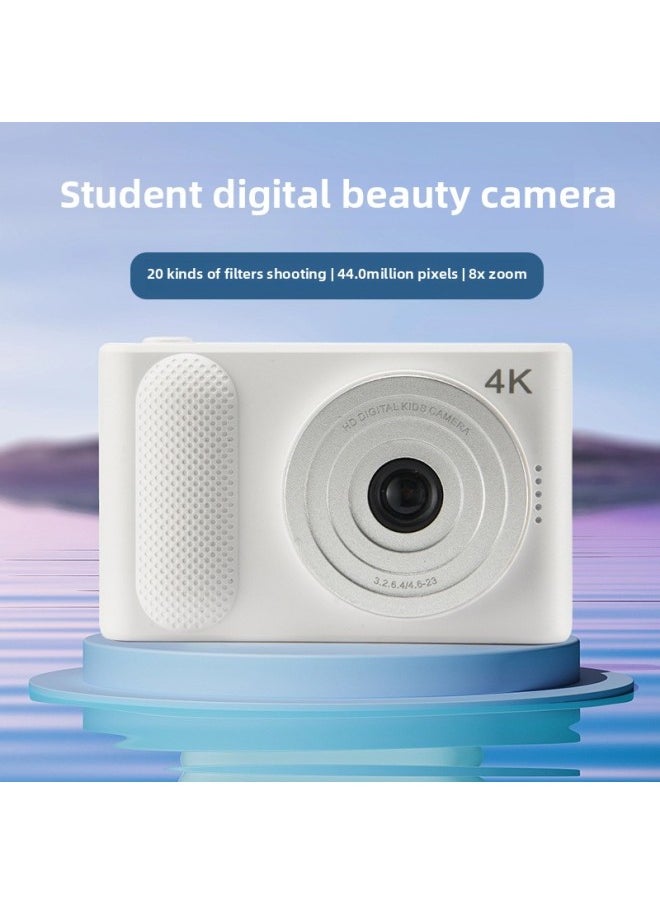 Generic Ccd Digital Camera Student Party Portable Small Mini High-definition Travel Entry-level Kidsren's Selfie Camera-Body Color:Cool Black [color Box Packaging + Hand Strap + Data Cable + Manual]  - Image 3