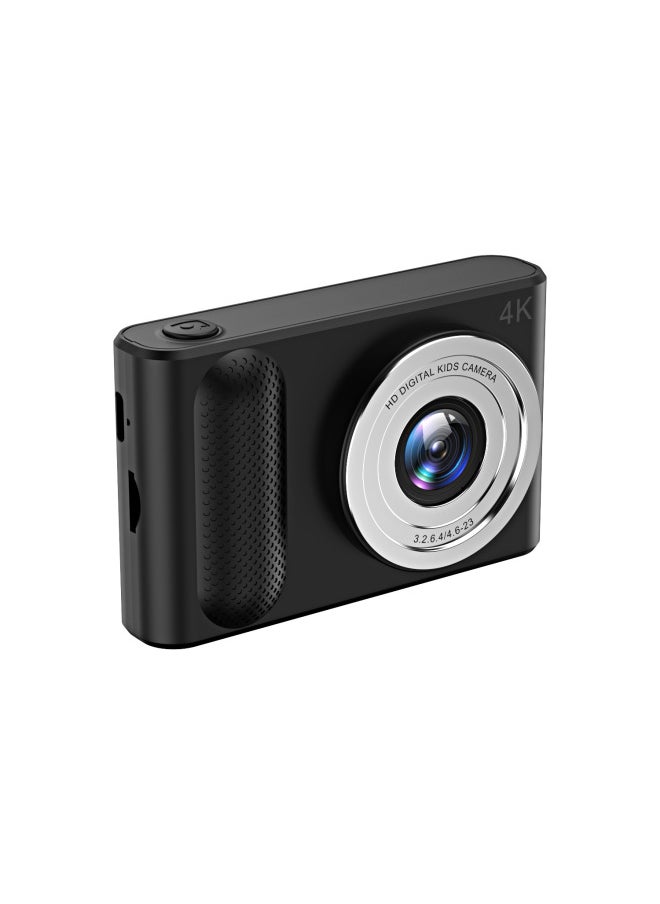 Generic Ccd Digital Camera Student Party Portable Small Mini High-definition Travel Entry-level Kidsren's Selfie Camera-Body Color:Cool Black [color Box Packaging + Hand Strap + Data Cable + Manual]  - Image 1