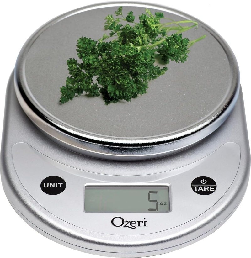 Ozeri Pronto Digital Multifunction Kitchen and Food Scale - Elegant Chrome Finish - Image 1