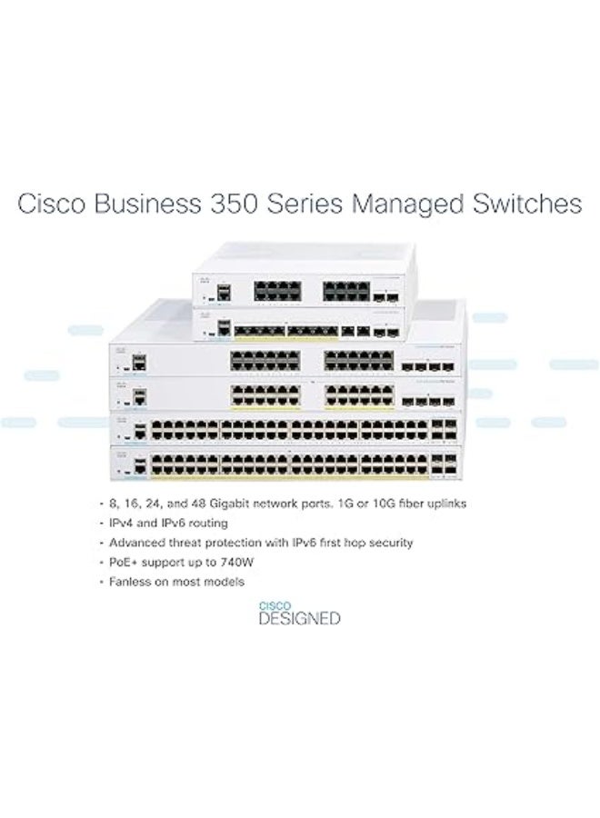 سيسكو سيستمز Cisco CBS350-24FP-4G-EU - Image 5