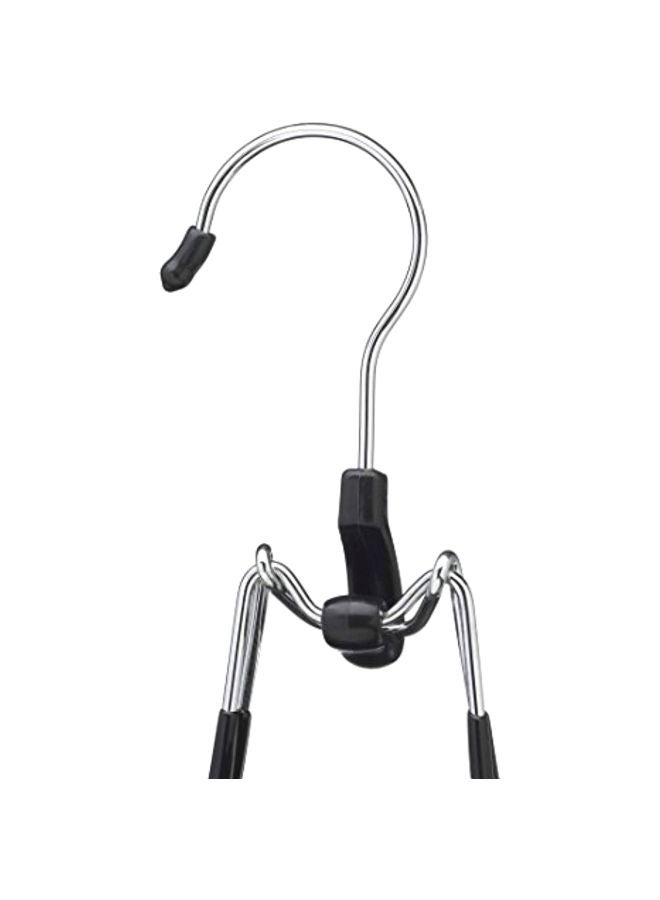 2-Piece Skirt And Slack Hanger Set Black/Chrome 10.25x6.25x1inch - Image 3
