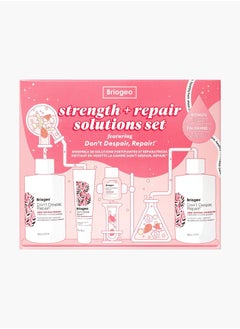 Strength + Repair Solutions Set for Dry + Damaged Hair (DDR Rice FS Kit)