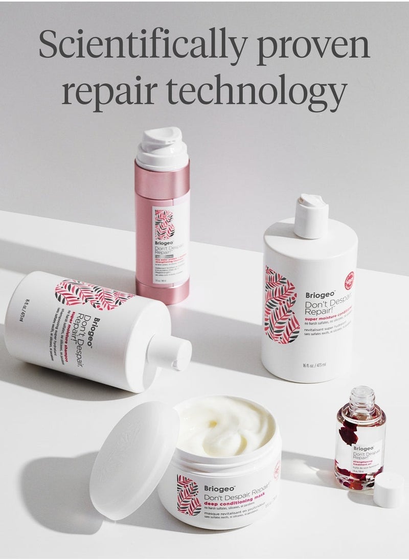 Briogeo - Strength + Repair Solutions Set for Dry + Damaged Hair (DDR Rice FS Kit) - Image 1