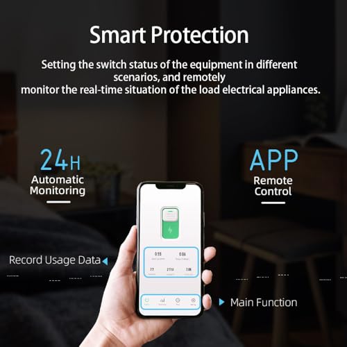 TONGOU DIY 1P+N Smart Wi-Fi Switch, Work with Alexa and Google Assistant for Voice Control, 10A with Energy Monitor, Smart Life/Tuya APP Remote Control, Timer Functions, DIN Rail Mounted,FCC Certified - Image 4