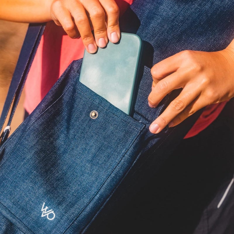 Open Road Goods Eco Friendly Yoga Mat Bag | Organic Yoga Bag For Extra Wide Mats | Yoga Mat Carrier for Men & Women: Full Zip, Adjustable Carry, Pockets, 100% Cotton Canvas - Image 4