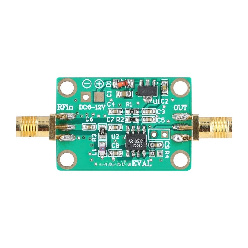 Power Meter Module: 0.1-600MHz Frequency Range -75~+15dBm Input Power - Wide Dynamic Range Fine Temperature Stability 6-12V Power Supply for Signal Measurement Applications - Image 1