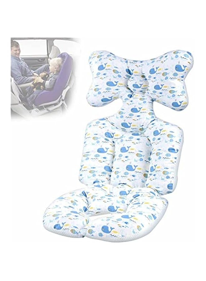 TRASSLE Baby Seat Pad Stroller Liner Universal 3D Air Mesh Breathable Car High Chair Cushion for Infant Soft Padding,Baby Carrier,Pram Non Slip Cushion for Baby Kid Toddler Infants  - Image 1
