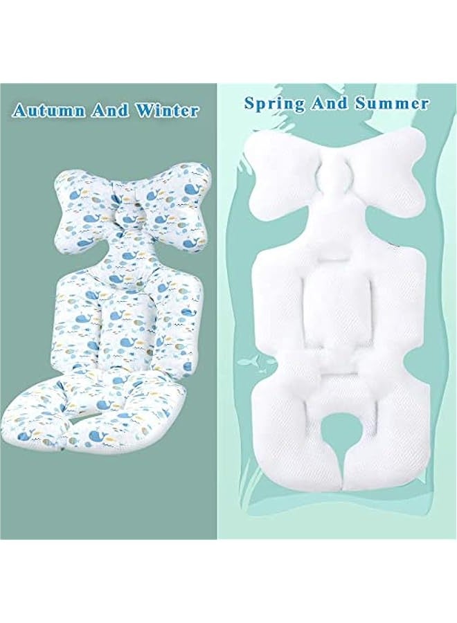 TRASSLE Baby Seat Pad Stroller Liner Universal 3D Air Mesh Breathable Car High Chair Cushion for Infant Soft Padding,Baby Carrier,Pram Non Slip Cushion for Baby Kid Toddler Infants  - Image 4