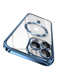 Houmt iPhone 16 Pro Max Case Cover with MagSafe Full Camera Lens Protector Fashionable Electroplated Magnetic Suction Full Covered Shockproof Phone Cover  for iPhone 16 Pro Max  - Image 1