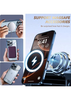 Houmt iPhone 16 Pro Max Case Cover with MagSafe Full Camera Lens Protector Fashionable Electroplated Magnetic Suction Full Covered Shockproof Phone Cover  for iPhone 16 Pro Max  - Image 4