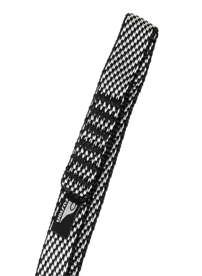 Fusion Climb Quickdraw Runner Military Tactical Edition Stitched Loop Nylon CE UIAA Certified Webbing 80cm x 1.9cm White/Black, QD-1511-80-WHTBLK - Image 5