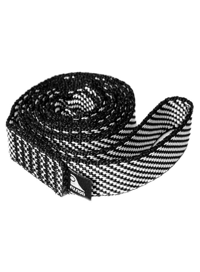 Fusion Climb Quickdraw Runner Military Tactical Edition Stitched Loop Nylon CE UIAA Certified Webbing 80cm x 1.9cm White/Black, QD-1511-80-WHTBLK - Image 3