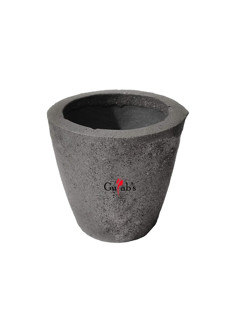 Generic Gulabs Tools Graphite Crucible Casting Clay No1 Grey 1500g For Gold Silver Copper Brass Aluminum Other Metals Jewellery Foundry Furnace Capacity15KG  - Image 1