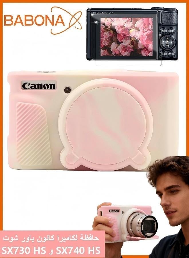 بابونا Babona Case For Canon Powershot SX740 Hs