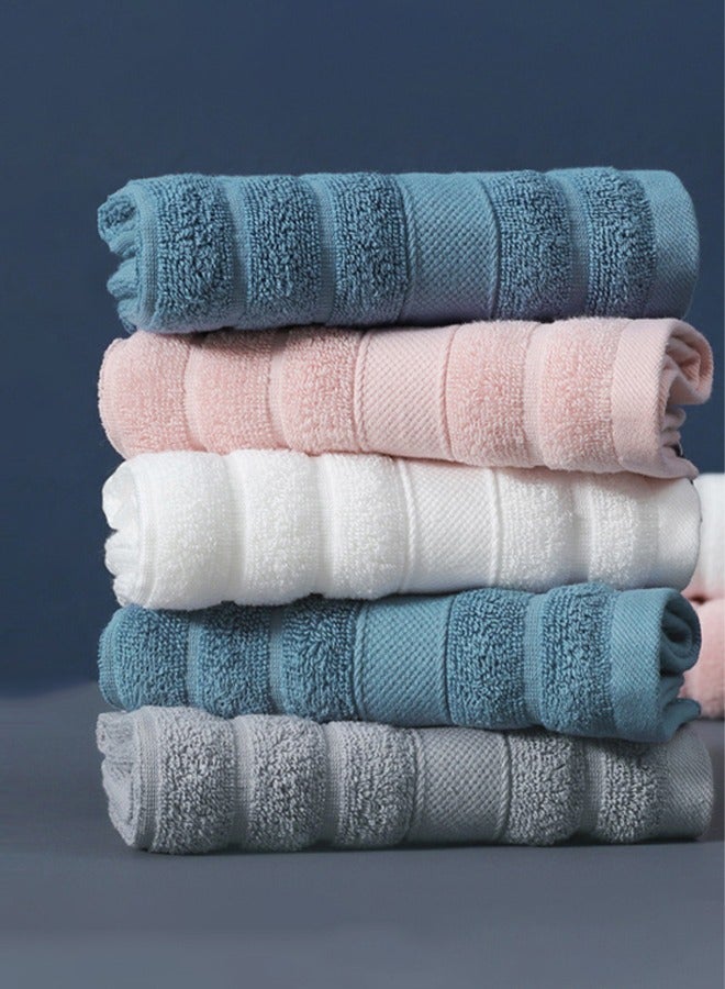 4-Piece Face Towel Set ,Adult Bath Towel,In Extra Soft Absorbent Cotton Towels - 100% Cotton,Reusable Facial Body Clean Cloths, for Baby Kids Adults( 75 x 30 cm) - Image 1