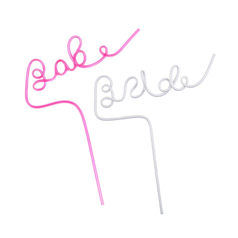 Bachelorette Straws for Bachelorette Party 12 Pack Bride Straws Bachelorette Bachelorette Party Favors Bridal Party Favors Bachelorette Party Decorations Bachelorette Pool Party Decorations