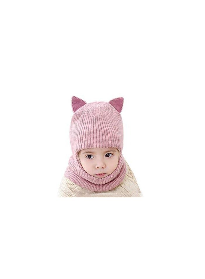 Winter Earflap Hat Women Warm Knitted Beanie Cute Winter Cap with Ear Covers - Image 2