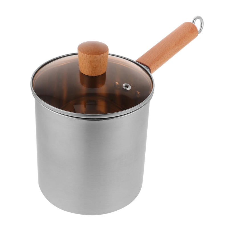 Mini Stainless Steel Deep Fryer Basket Pot For Breakfast Snacks Versatile Kitchen Oil Fryer - Image 2