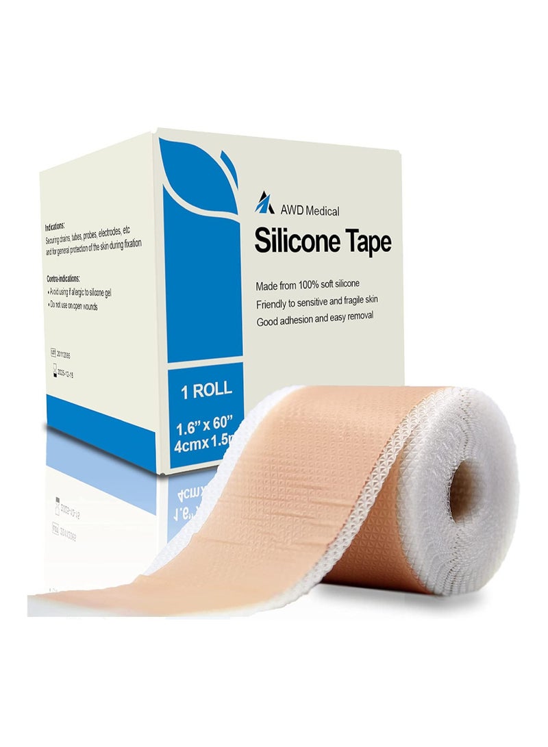 AWD Medical Soft Silicone Gel Tape Highly Comfortable Painless Supply