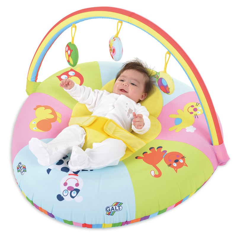 Galt Toys, 3 in 1 Playnest & Gym, Baby Activity Center & Floor Seat, Ages 0+, Multicolor, Model:1004819 - Image 2