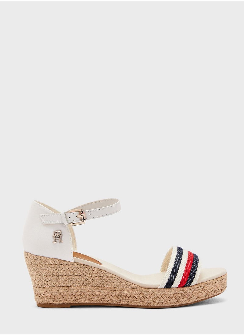 TOMMY HILFIGER - Multi Strap Wedge Sandals - Image 1